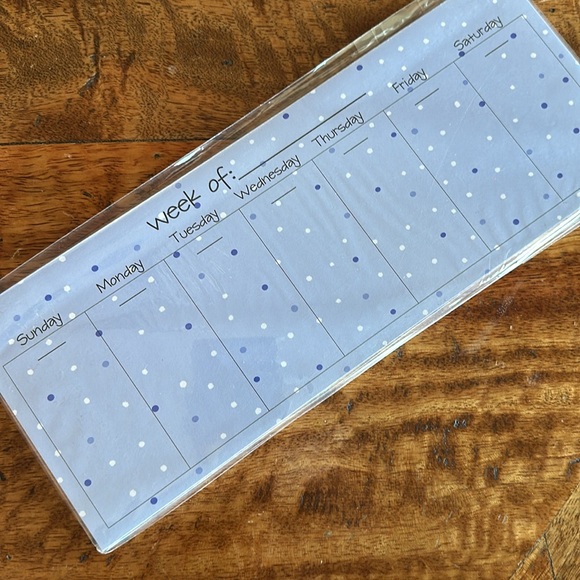 Blank Weekly Padded Calendar Sheets Pack of 52 - Picture 2 of 2